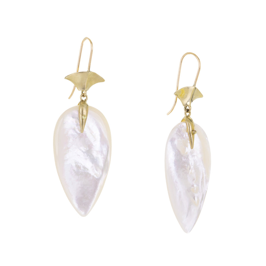 Annette Ferdinandsen Mother of Pearl Arrowhead Earrings | Quadrum Gallery