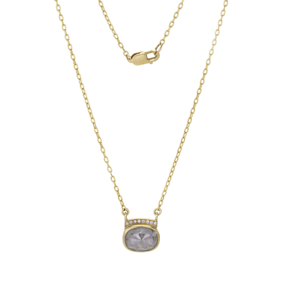 Annette Ferdinandsen Silver Diamond Roxy Pendant Necklace | Quadrum Gallery