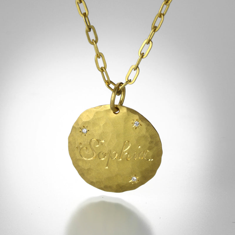 Annie Fensterstock Engraved Disc | Quadrum Gallery