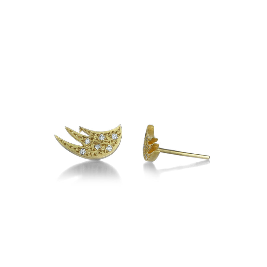 Annie Fensterstock Mini Feather Studs | Quadrum Gallery