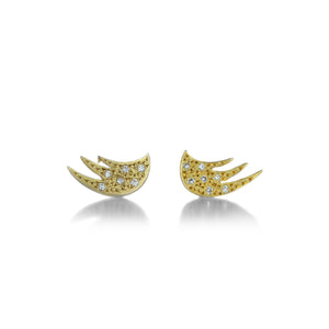 Annie Fensterstock Mini Feather Studs | Quadrum Gallery