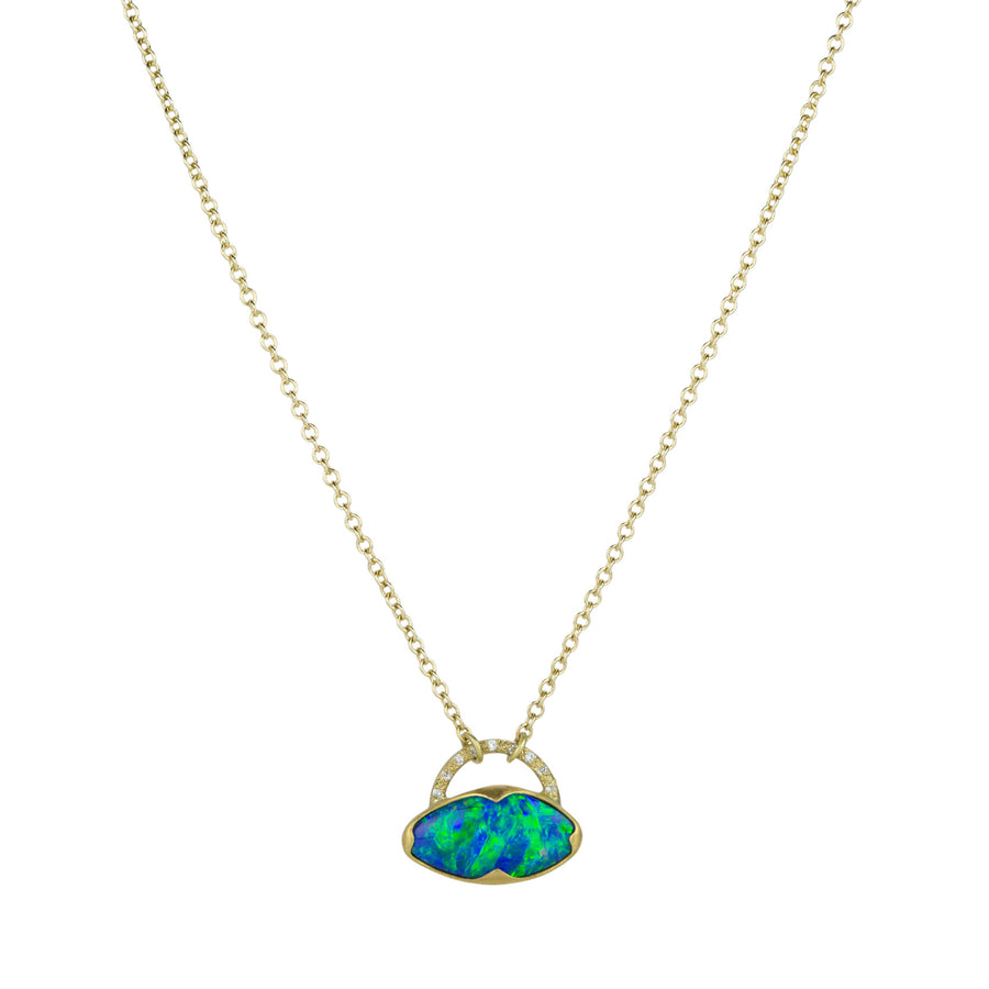 Annie Fensterstock 18k Opal Purse Necklace | Quadrum Gallery