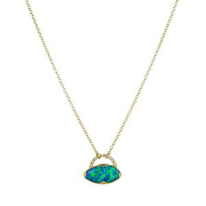 Annie Fensterstock 18k Opal Purse Necklace | Quadrum Gallery