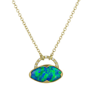 Annie Fensterstock 18k Opal Purse Necklace | Quadrum Gallery