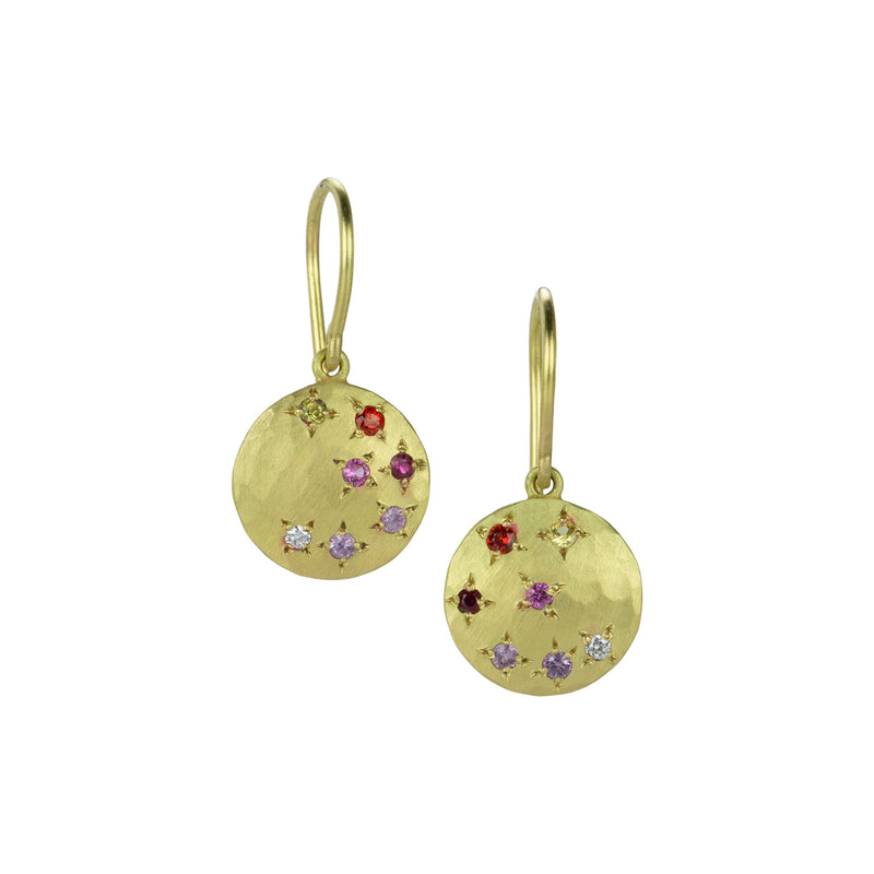 Annie Fensterstock Sapphire Sprinkle Drop Earrings | Quadrum Gallery