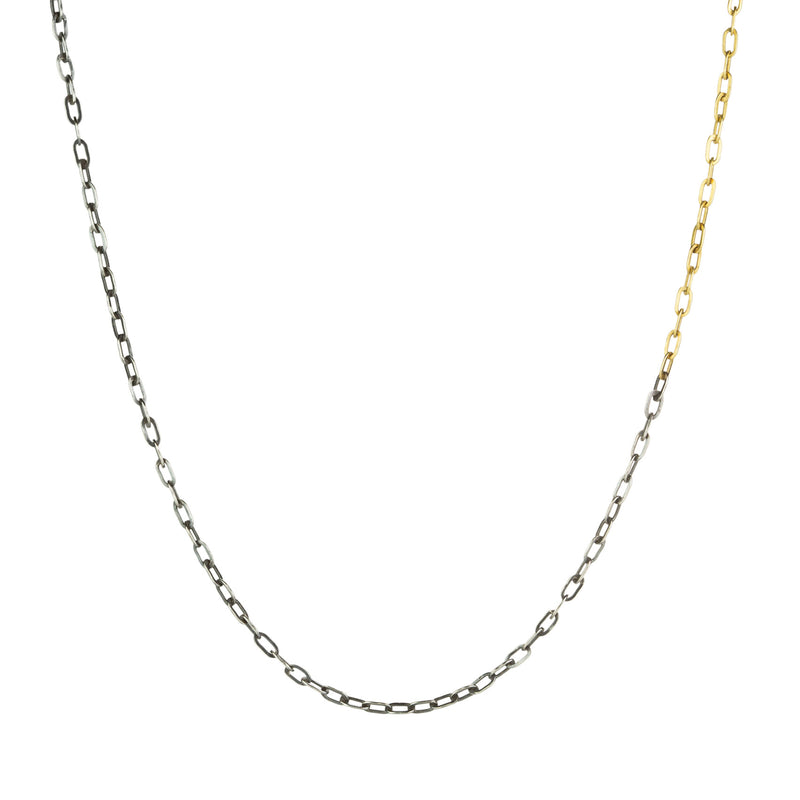 Annie Fensterstock Baby Oval Link Mixed Metal Chain | Quadrum Gallery