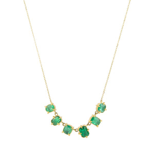 Annie Fensterstock Six Emerald Necklace | Quadrum Gallery