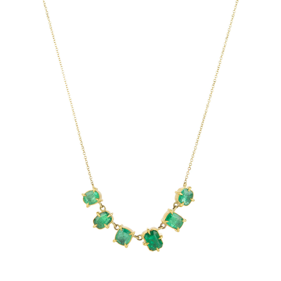 Annie Fensterstock Six Emerald Necklace | Quadrum Gallery