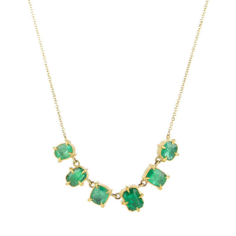 Annie Fensterstock Six Emerald Necklace | Quadrum Gallery