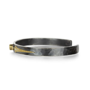 Annie Fensterstock Mixed Metal Emblem Cuff | Quadrum Gallery