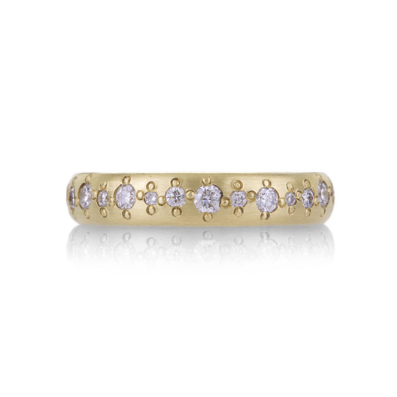 Annie Fensterstock 4mm Diamond Band Ring | Quadrum Gallery