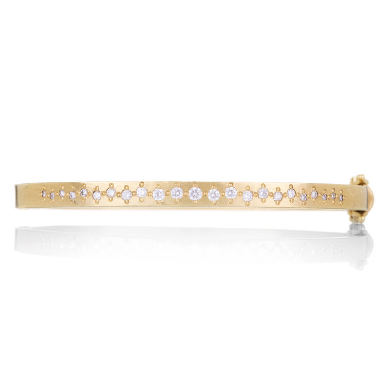 18k Hinged Diamond Bracelet