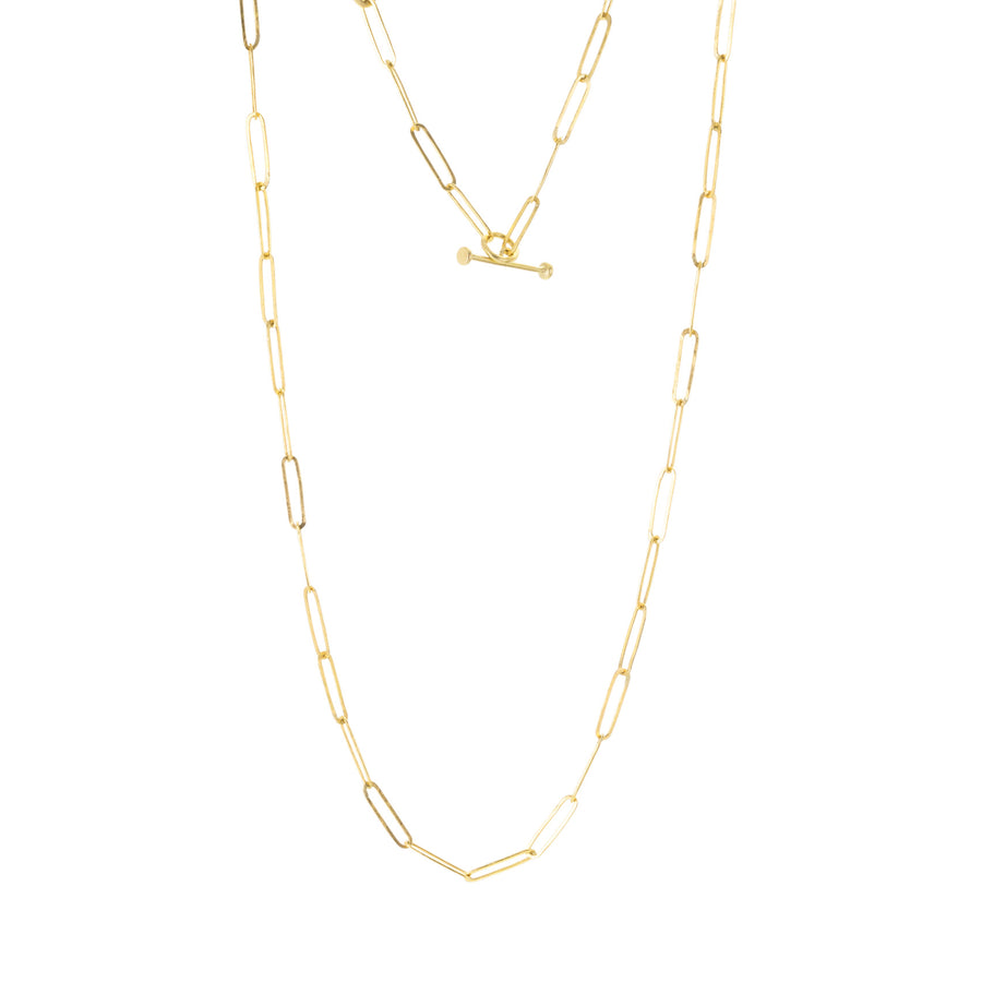Annie Fensterstock Paperclip Chain - 18" | Quadrum Gallery
