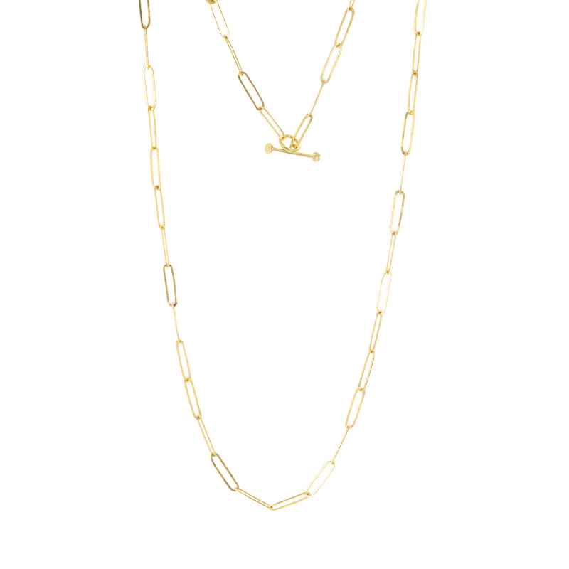Annie Fensterstock Paperclip Chain - 18" | Quadrum Gallery