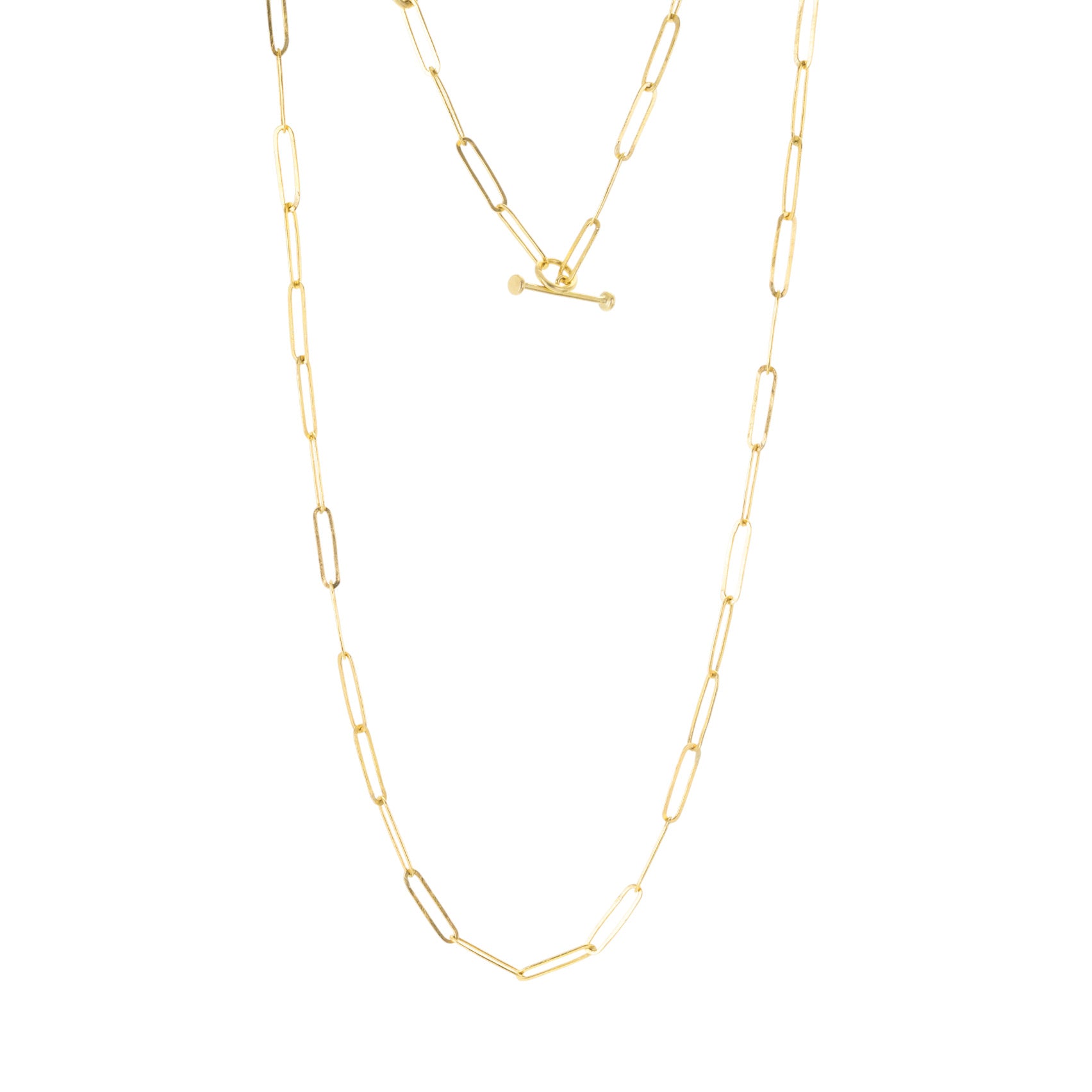 Annie Fensterstock Paperclip Chain - 18" | Quadrum Gallery