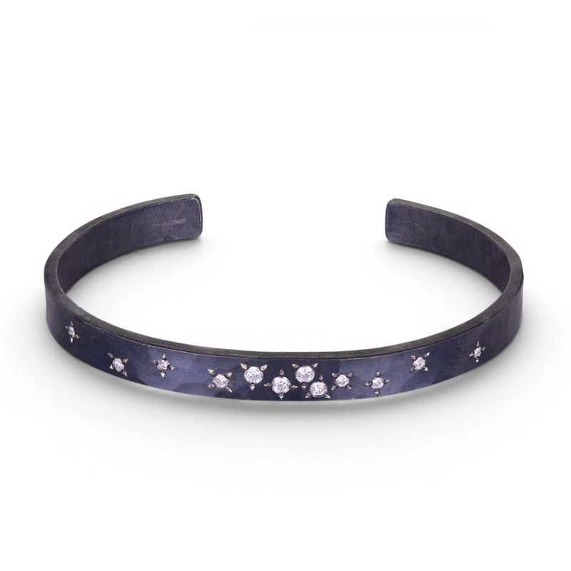 Annie Fensterstock Diamond Cluster Cuff  | Quadrum Gallery