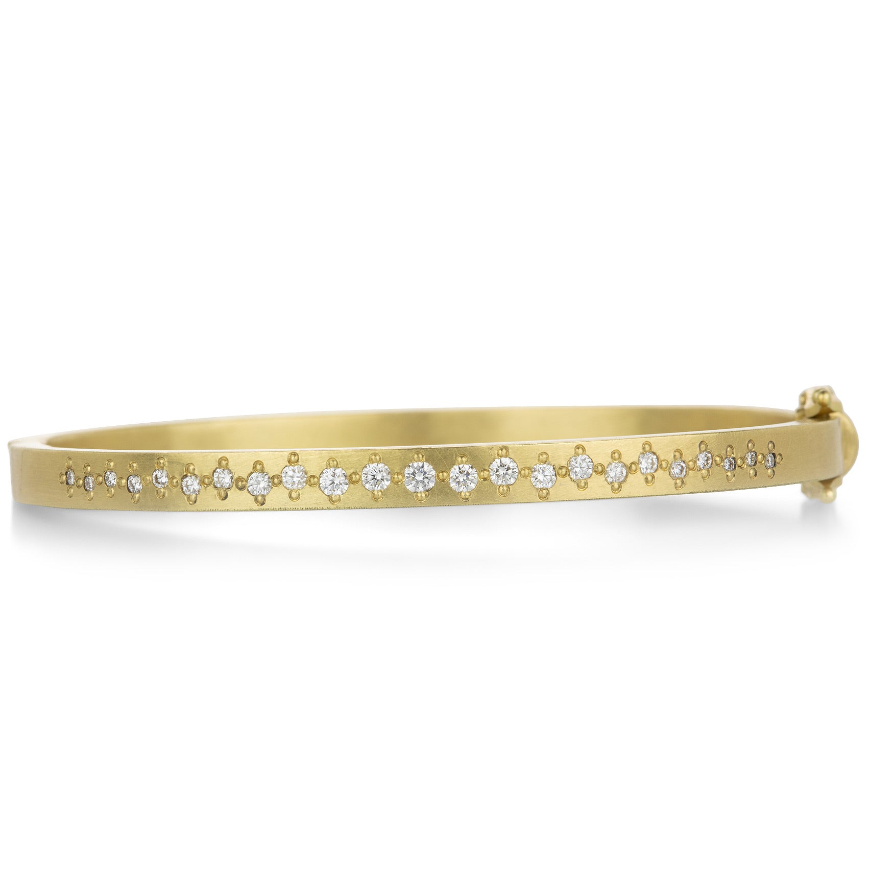 Annie Fensterstock Hinged Diamond Cuff | Quadrum Gallery
