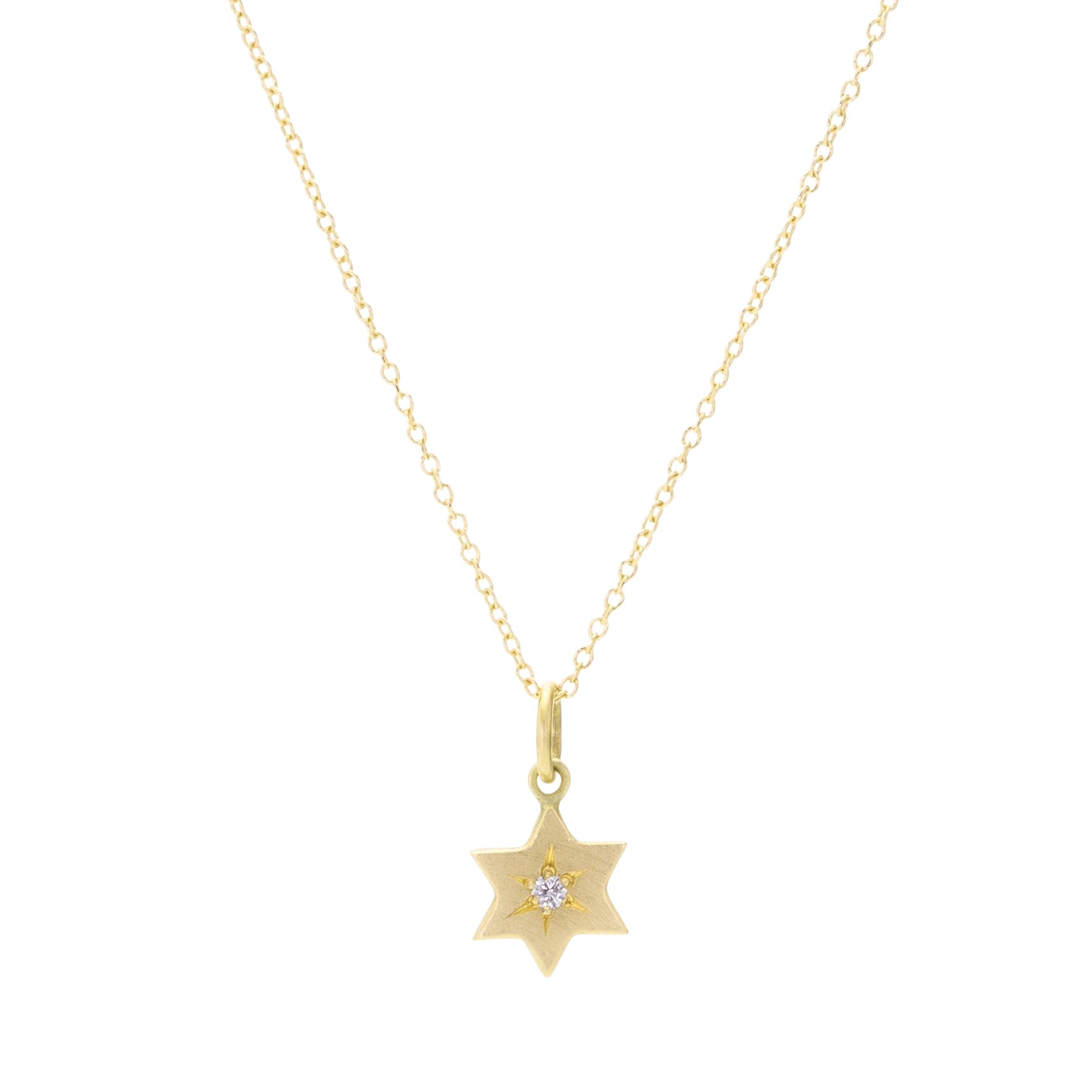 Annie Fensterstock 18k Star of David Pendant (Pendant Only) | Quadrum Gallery