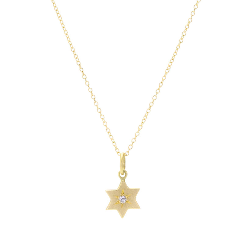 Annie Fensterstock 18k Star of David Pendant (Pendant Only) | Quadrum Gallery