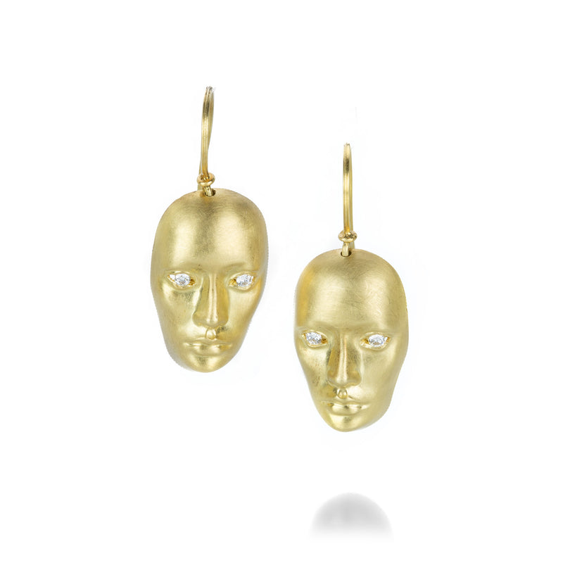 Anthony Lent Vulcana Earrings With Diamond Eyes | Quadrum Gallery