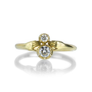 Anthony Lent Diamond Tiny Hands Ring  | Quadrum Gallery