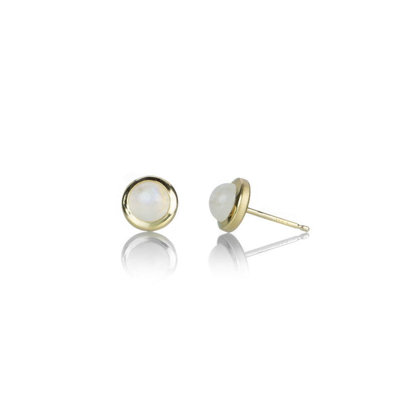 Anne Sportun Moonstone Cup Stud Earrings | Quadrum Gallery