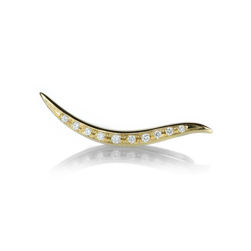 Anne Sportun 10 Diamond Pave Comet Ear Climber (Right Side) | Quadrum Gallery
