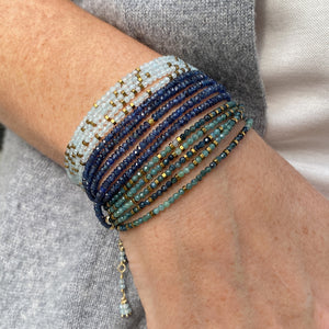 Anne Sportun 18k Blue Sapphire Wrap Bracelet | Quadrum Gallery