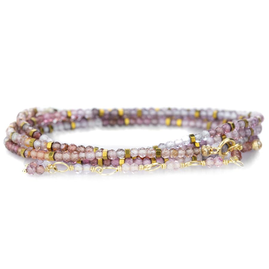 Anne Sportun 34" Multicolored Spinel Confetti Wrap Bracelet | Quadrum Gallery