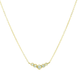 Anne Sportun Diamond Arc Pendant Necklace | Quadrum Gallery