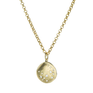 Anne Sportun Luna Diamond Star Coin Rolo Necklace | Quadrum Gallery