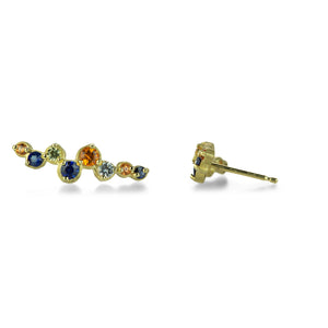 Anne Sportun Dancing Multicolored Sapphire Ear Climbers | Quadrum Gallery