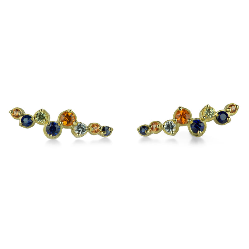 Anne Sportun Dancing Multicolored Sapphire Ear Climbers | Quadrum Gallery