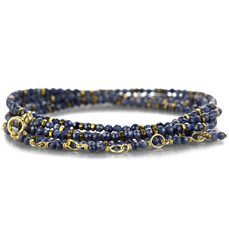 Anne Sportun 18k Opaque Blue Sapphire Confetti Wrap Bracelet | Quadrum Gallery