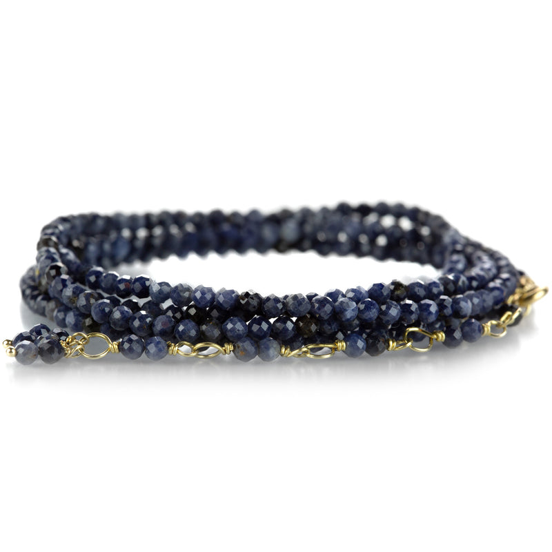 Anne Sportun 34" 18k Opaque Blue Sapphire Wrap Bracelet | Quadrum Gallery
