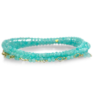 Anne Sportun 18k Amazonite Wrap Bracelet | Quadrum Gallery