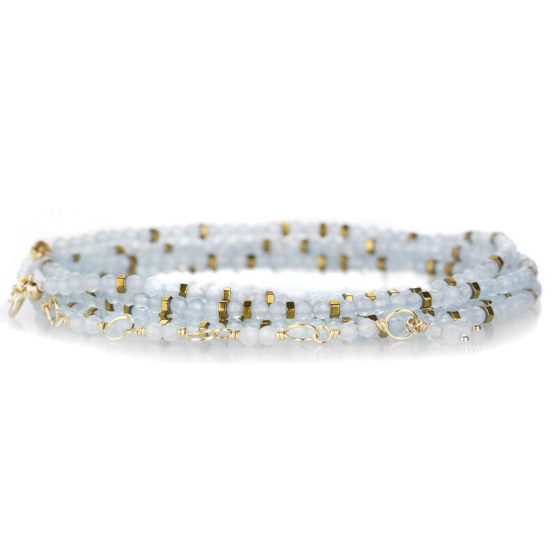 Anne Sportun 18k Aquamarine Confetti Wrap Bracelet | Quadrum Gallery