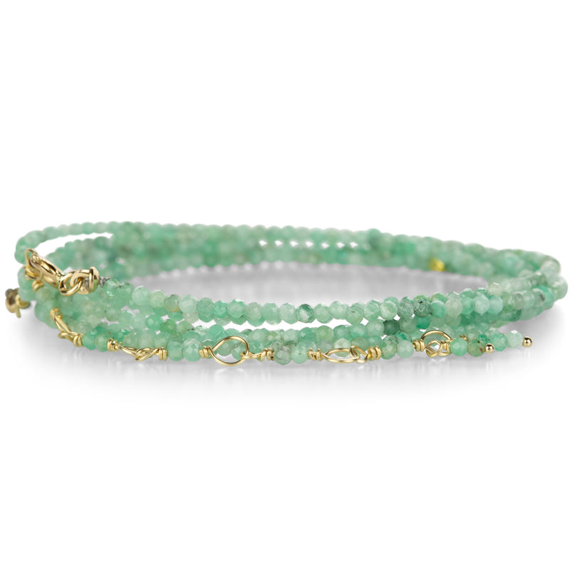 Anne Sportun 14k Emerald Wrap Bracelet | Quadrum Gallery