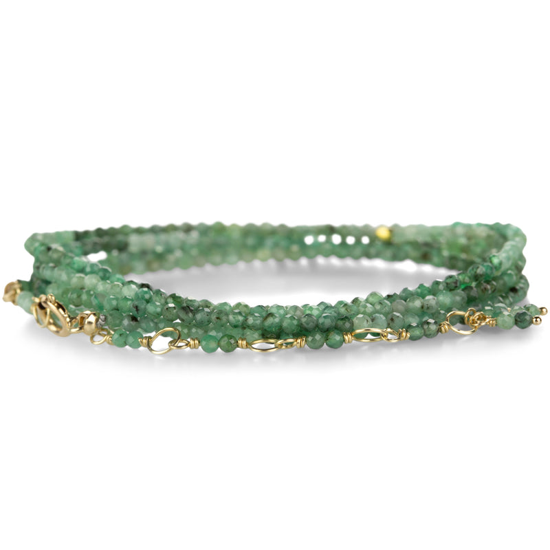 Anne Sportun 14k Sakota Emerald Wrap Bracelet | Quadrum Gallery