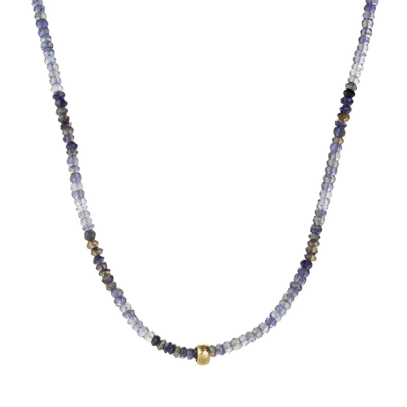 Anne Sportun Beaded Iolite Necklace with 18k Bead | Quadrum Gallery