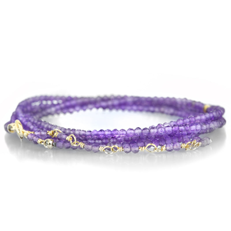 Anne Sportun Amethyst Bead Wrap Bracelet -  34" | Quadrum Gallery