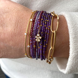 Anne Sportun Ombre Purple Wrap Bracelet - 34" | Quadrum Gallery