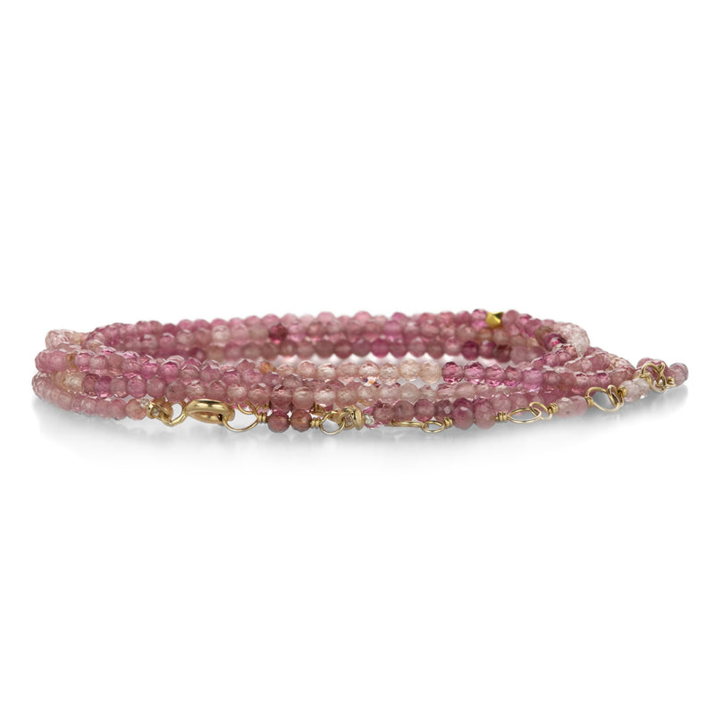 Anne Sportun Pink Tourmaline Bead Bracelet - 34" | Quadrum Gallery