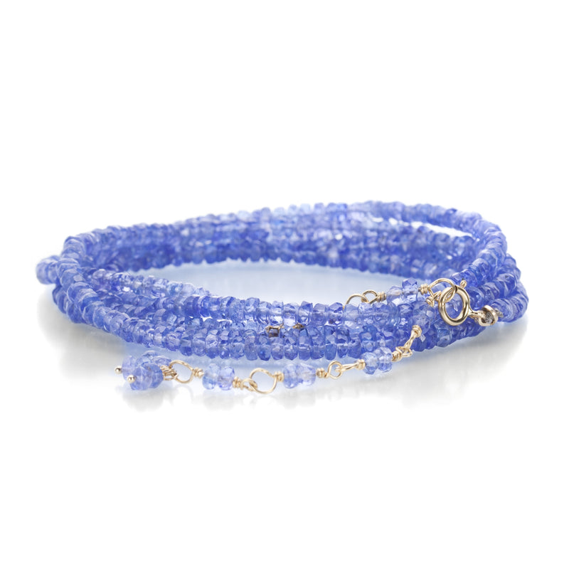 Anne Sportun Tanzanite Bead Wrap Bracelet - 34" | Quadrum Gallery