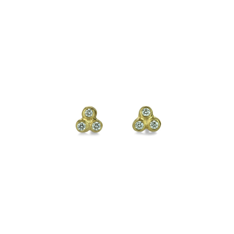 Anne Sportun Trinity Diamond Studs | Quadrum Gallery