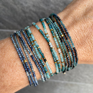 Anne Sportun 14k Gradient Blue Sapphire Wrap Bracelet | Quadrum Gallery