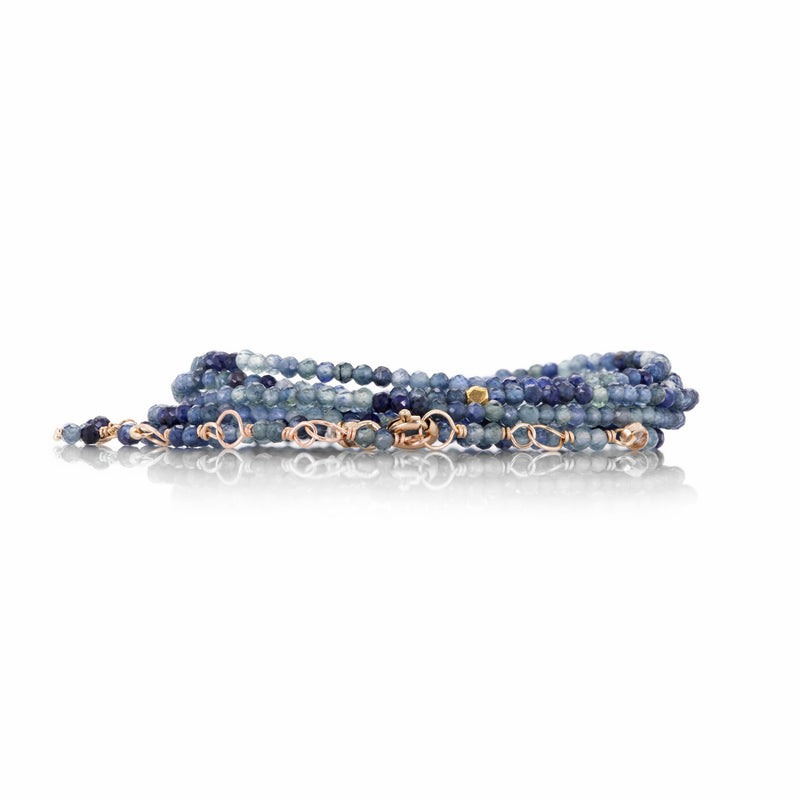 Anne Sportun 14k Gradient Blue Sapphire Wrap Bracelet | Quadrum Gallery
