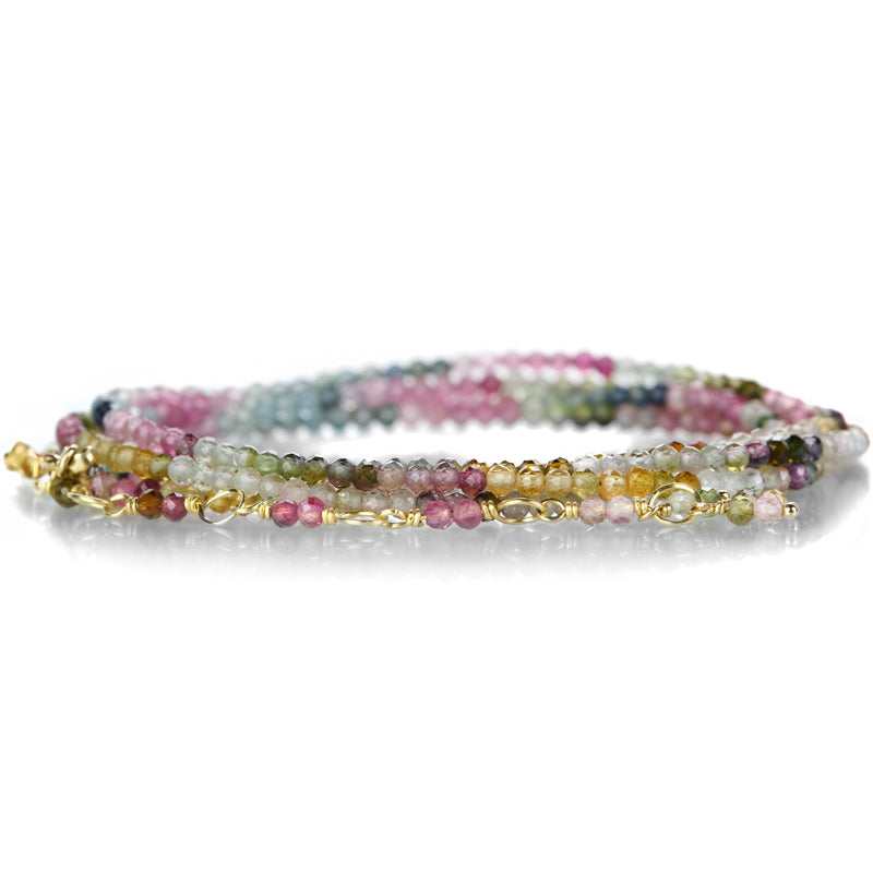 Anne Sportun 14k Watermelon Tourmaline Wrap Bracelet | Quadrum Gallery