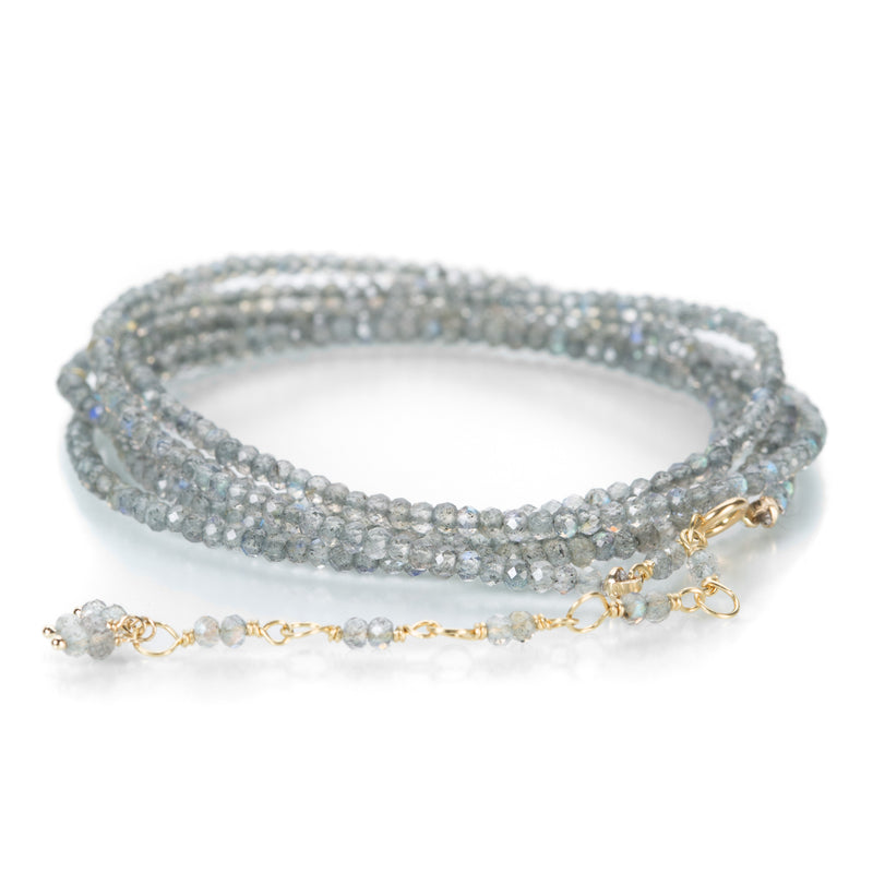 Anne Sportun 14k Labradorite Wrap Bracelet - 34" | Quadrum Gallery