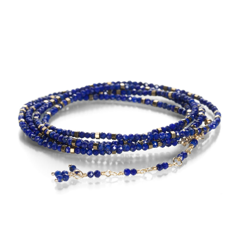 Anne Sportun 14k Lapis Confetti Wrap Bracelet | Quadrum Gallery